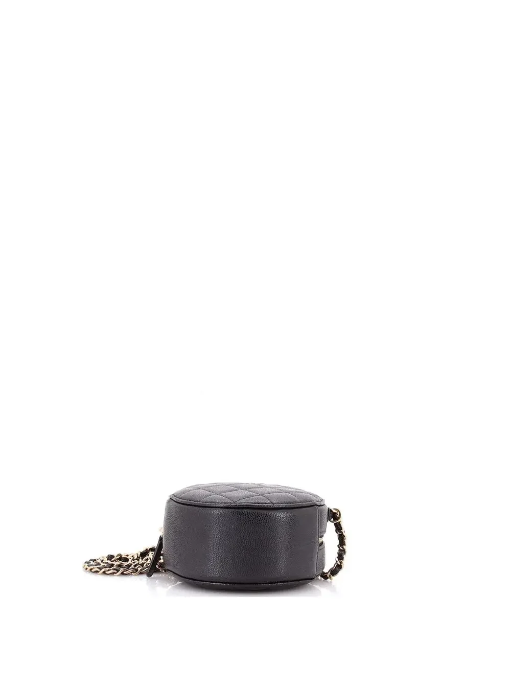 Chanel Round Clutch With Chain Quilted #248054C30B